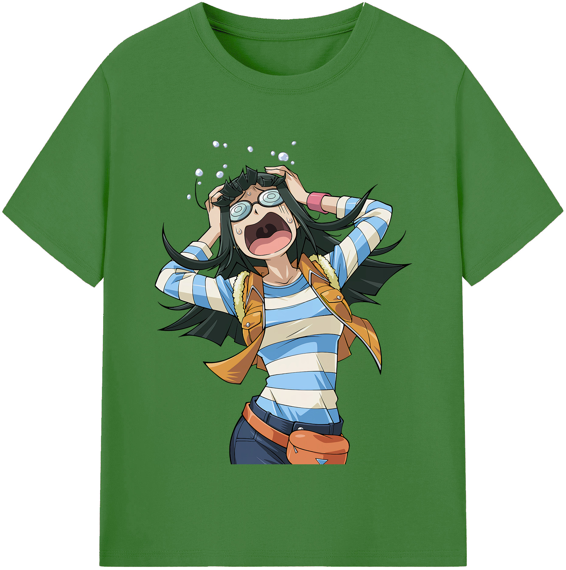 （画像用） 遊☆戯☆王 Yu-Gi-Oh! レディースカジュアルプリントTシャツ（綿100％）